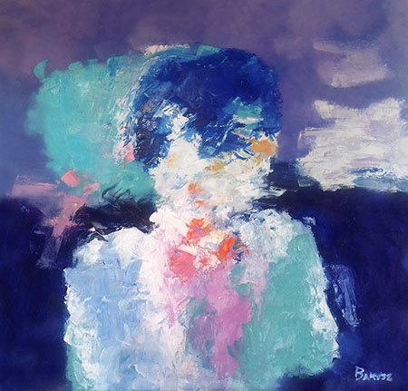 Stanisław Barysz, malarstwo, 100 x 100 cm
