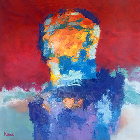 Stanisław Barysz, malarstwo, 100 x 100 cm
