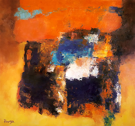 Stanisław Barysz, malarstwo, 100 x 110 cm