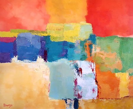 Stanisław Barysz, malarstwo, 100 x 120 cm
