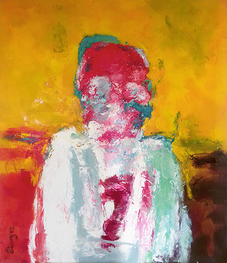 Stanisław Barysz, malarstwo, 100 x 90 cm