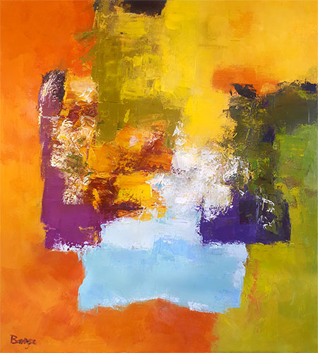 Stanisław Barysz, malarstwo, 100 x 90 cm