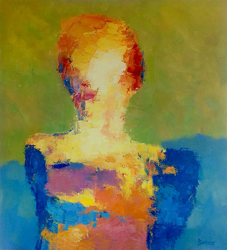Stanisław Barysz, malarstwo, 110 x 100 cm