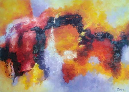 Stanisław Barysz, malarstwo, 110 x 150 cm