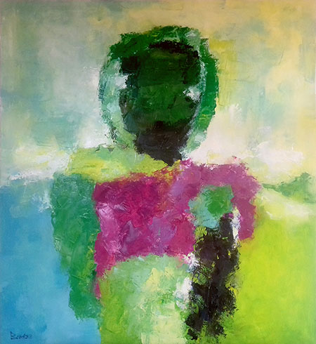 Stanisław Barysz, malarstwo, 120 x 110 cm
