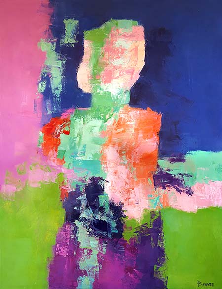 Stanisław Barysz, malarstwo, 130 x 100 cm