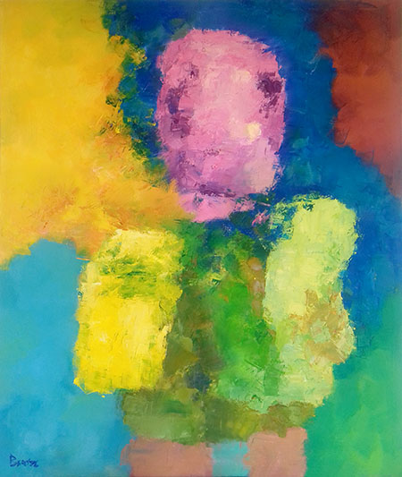 Stanisław Barysz, malarstwo, 130 x 110 cm