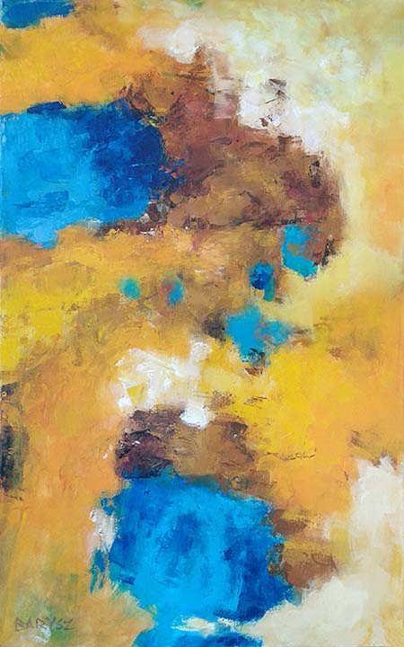 Stanisław Barysz, malarstwo, 130 x 80 cm