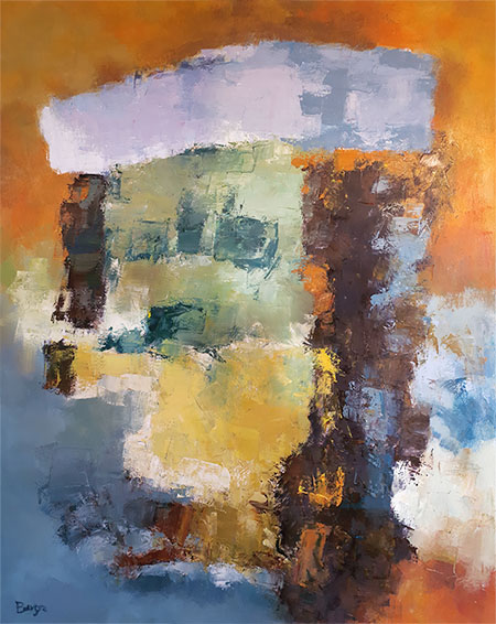 Stanisław Barysz, malarstwo, 140 x 110 cm