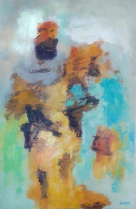 Stanisław Barysz, malarstwo, 140 x 90 cm