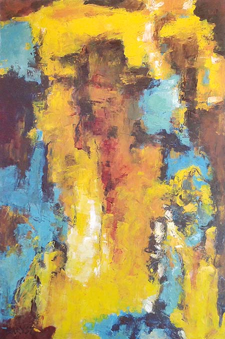 Stanisław Barysz, malarstwo, 146 x 97 cm