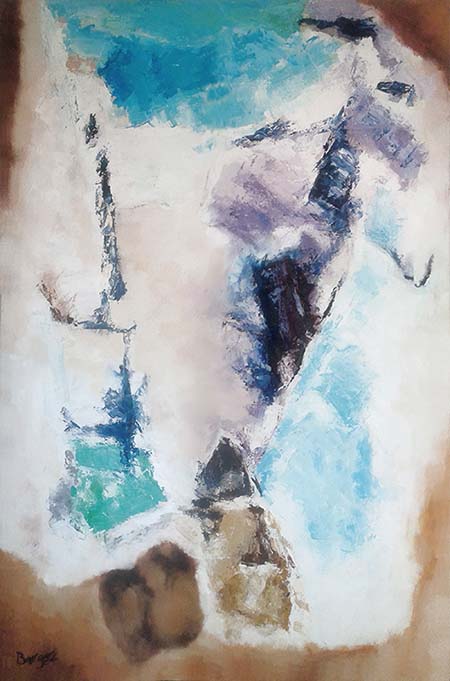 Stanisław Barysz, malarstwo, 150 x 100 cm