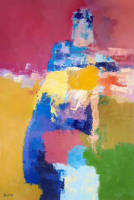 Stanisław Barysz, malarstwo, 150 x 100 cm
