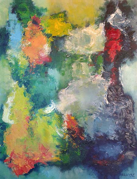 Stanisław Barysz, malarstwo, 150 x 110 cm
