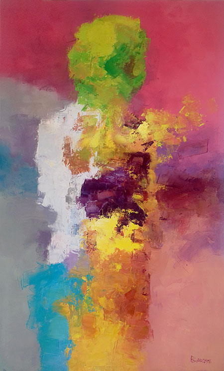 Stanisław Barysz, malarstwo, 150 x 90 cm