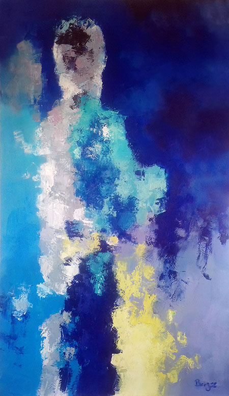 Stanisław Barysz, malarstwo, 170 x 100 cm