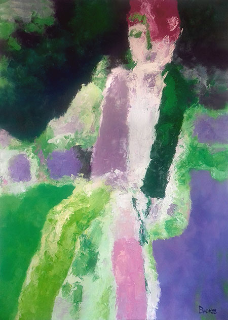 Stanisław Barysz, malarstwo, 170 x 120 cm