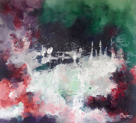 Stanisław Barysz, malarstwo, 90 x 100 cm